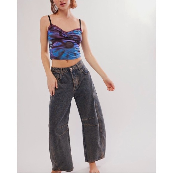 FREE PEOPLE Airbrush Dreams Cami / Night Combo - Picture 2 of 6